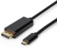 Nedis CCGL64352BK20 Usb-c display port kábel - usb3.2 gen 1  4k@60hz - 2m kép