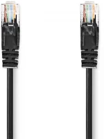 Nedis CCGL85100BK10 CAT5e hálózati kábel | U/UTP | RJ45 Dugasz | RJ45 Dugasz | 1.00 m | Kerek kép
