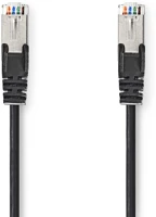 Nedis CCGL85121BK10 CAT5e hálózati kábel | SF/UTP | RJ45 Dugasz | RJ45 Dugasz | 1.00 m | Kerek kép