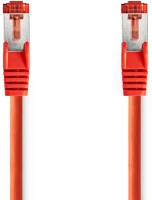 Nedis CCGL85221RD10 CAT6 hálózati kábel | RJ45 Dugasz | RJ45 Dugasz | S/FTP | 1.00 m | Kerek | kép