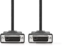 Nedis CCGP32001BK30 DVI-D 24+1P Ccgp32001bk30 dvi-d 24+1p kábel, 2560x1600, hossz 3m kép