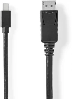 Nedis CCGP37404BK20 Mini DisplayPort kábel | DisplayPort 1.4 | Mini DisplayPort Dugasz | kép