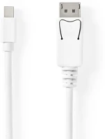 Nedis CCGP37404WT20 Mini DisplayPort kábel | DisplayPort 1.4 | Mini DisplayPort Dugasz | kép