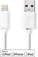 Nedis CCGP39300WT10 Lightning Kábel | USB 2.0 | Apple Lightning, 8 Pólusú | USB-A Dugasz | 480 kép