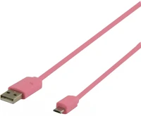 Nedis CCGP60410PK10 Micro usb - usb kábel 1m - rózsaszín kép