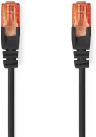 Nedis CCGP85200BK10 CAT6 hálózati kábel | RJ45 Dugasz | RJ45 Dugasz | U/UTP | 1.00 m | Kerek | kép