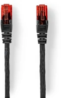 Nedis CCGP85900BK500 CAT6 hálózati kábel | RJ45 Dugasz | RJ45 Dugasz | U/UTP | 50.0 m | kép