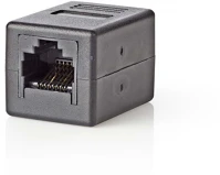 Nedis CCGP89000BK Nem Árnyékolt | RJ45 Aljzat | RJ45 Aljzat | Egyenes | ABS | Boríték kép