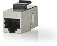Nedis CCGP89015ME CAT7 | Árnyékolt | RJ45 Aljzat | RJ45 Aljzat | Egyenes | Fém | Boríték kép