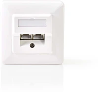 Nedis CCGP89150IV port(s) | CAT5e | Egyenes | Aljzat | Aranyozott | PVC | Fehér | Boríték kép