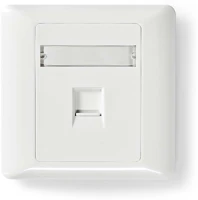 Nedis CCGP89750WT Keystone előlap | Előlap RJ45 | 1-Port port(s) | ABS | Fehér | Boríték kép