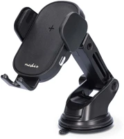 Nedis CCHAQ15W110BK Vezeték nélküli autós töltő | 7.5 / 10 / 15 W | 1.5 / 1.67 / 2 A | 1.00 kép