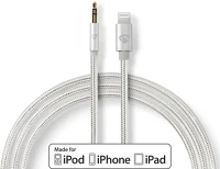 Nedis CCTB39940AL10 Lightning-Adapter | Apple Lightning, 8 Pólusú | 3.5 mm Dugasz | Aranyozott kép