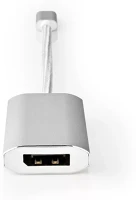 Nedis CCTB64480AL02 USB C C (USB-C) - Displayport adapter, aranyozott csatlakozók, USB3.2 Gen 1, 4K kép