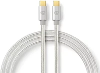 Nedis CCTB64700AL10 USB 3.2 GEN 1 USB-C dugó - USB C (USBC) dugó kábel, 60W, 4K@60Hz, 1m kép