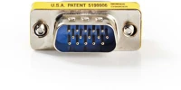 Nedis CCVC59811ME VGA adapter | VGA Dugasz | VGA Dugasz | Nikkelezett | Egyenes | Fém | Fém | kép