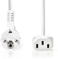 Nedis CEGL10000WT30 Táp kábel iec-320-c13, 3 x 0.75 mm˛ hossz 3m, fehér kép