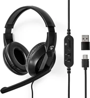 Nedis CHSTU210BK Pc headset kép