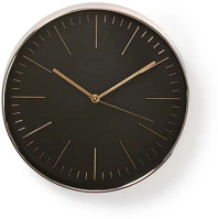 Nedis CLWA013PC30BK Falióra fekete 30cm kép