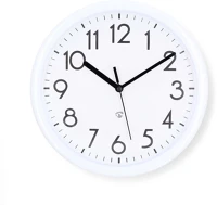 Nedis CLWA105WT Falióra | átmérő: 220 mm | műanyag | fehér kép