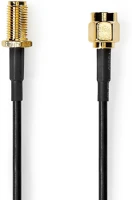 Nedis CSGB02010BK30 Antenna Kábel | SMA Dugasz | SMA Aljzat | Aranyozott | 50 Ohm | Egyes kép