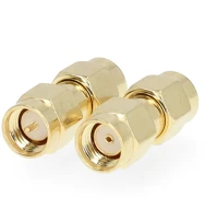 Nedis CSGB02110GD SMA adapter | SMA Dugasz Fordított Polaritás | SMA Dugasz | Aranyozott | 50 kép