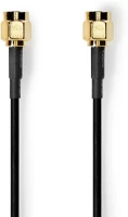 Nedis CSGL02000BK10 Antenna Kábel | SMA Dugasz | SMA Dugasz | Aranyozott | 50 Ohm | Egyes kép