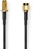 Nedis CSGP02010BK50 Antenna Kábel | SMA Dugasz | SMA Aljzat | Aranyozott | 50 Ohm | Egyes kép