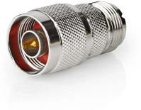 Nedis CSGP42942ME Műholdas és antenna adapter | N Dugasz | PL259 Aljzat | Nikkelezett | 75 kép