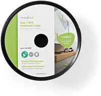 Nedis CSGR4500WT150 IEC (Coax) CAT6 Combi Cable | RG59 | 75 Ohm | Dupla Szigeteléssel | ECA | 15 kép