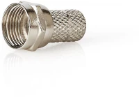 Nedis CSVC41906ME F csatlakozó 5 mm koax kábelekhez - 25 db () kép