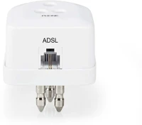 Nedis CTGB909027WT Telecom tipli | rj11 | olasz dugasz | rj11 aljzat | fehér kép