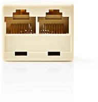 Nedis CTGB90991IY Telecom hálózati elosztó | RJ45 Aljzat | 2x RJ45 Female | Aranyozott | kép