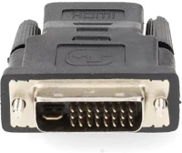 Nedis CVGB34912BK DVI-D 24+1-TŰS Cvgb34912bk dvi-d 24+1-tűs dugó - hdmi aljzat kép