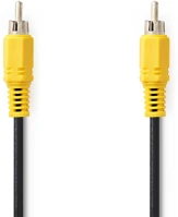 Nedis CVGP24100BK100 Kompozit Video kábel | RCA Dugasz | RCA Dugasz | Nikkelezett | 480p | 10.0 m kép