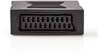 Nedis CVGP31950BK SCART adapter | SCART Aljzat | SCART Aljzat | Nikkelezett | Egyenes | ABS | kép