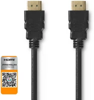 Nedis CVGP34050BK50 Nedis Premium nagy sebességű HDMI kábel Ethernet átvitellel | 4K | 5 m (CVGP34050BK50)