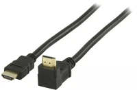 Nedis CVGP34210BK15 1.4 hdmi kábel 270° csatlakozó - 1,5m kép
