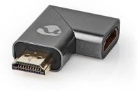 Nedis CVTB34904GY 90 fokos hdmi adapter - jobbra - aranyozott - alumínium ház kép
