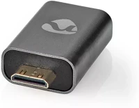 Nedis CVTB34906GY C mini hdmi - hdmi adapter, 4k@60hz, aranyozott, alumínium ház kép