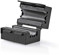 Nedis CVVC48914BK Ferritszűrős | 6.50 mm | abs | fekete | 25 db | műanyag zacskó kép