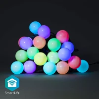 Nedis DB. LED | 10 M Smartlife dekoratív lámpák | party led füzér | wi-fi | fehér / rgb | 20 kép