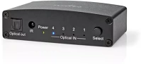 Nedis DC TÁP / 4X Digital audio switch | 4 utas | csatlakozó bemenet: kép