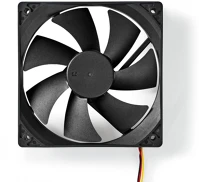 Nedis DCFAN12025BK Dc ventilátor | dc | ventilátor méret: 120 mm | 3-pin | 19.2 dba | fekete kép