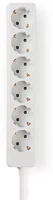 Nedis ESOC630F1WT 6 Esoc630f1wt 6 aljzatos elosztó, 3 m, 3680 w, 16 a, fehér kép