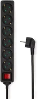 Nedis ESOC650F2BK 6 Esoc650f2bk 6 aljzatos kapcsolós (6-os) elosztó, 5 m, 3680 w, 16 a kép