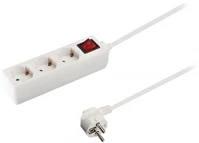 Nedis EXSO315F2WT Hálózati 3-as elosztó kapcsolóval - 3x 1,5mm2 - 1,5m kép