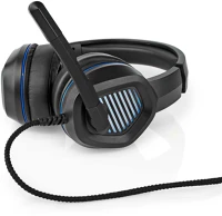 Nedis GHST410BK Gaming Headset | Teljes Fület Befedő Kialakítás | Surround | USB Type-A | kép