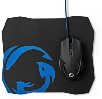 Nedis GMMP110BK Gaming Mouse & Mouse Pad Set | Vezetékes | 1200 / 2400 / 4800 / 7200 dpi | kép