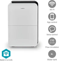 Nedis HIGROSZTÁT | 210 M³/H SmartLife Párátlanító | Wi-Fi | 30 l/Nap | Párátlanítás / Folyamatos kép
